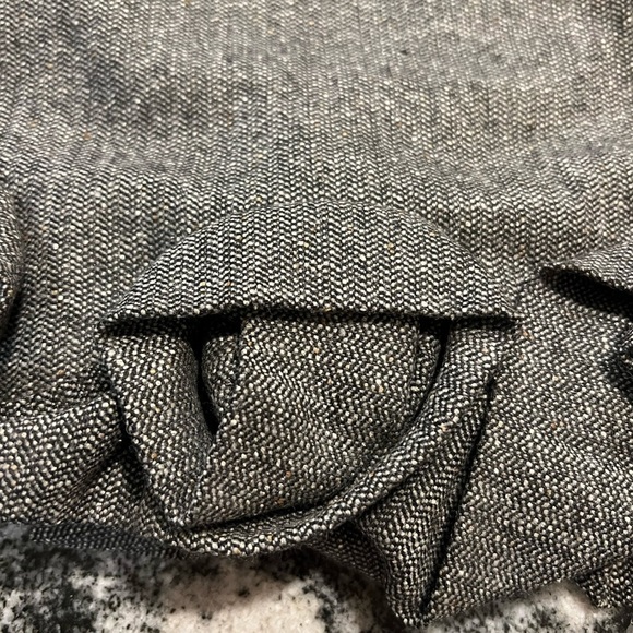 Rebecca Taylor Short Sleeve Tweed Mini Dress With Rosettes Hemline - Picture 10 of 16